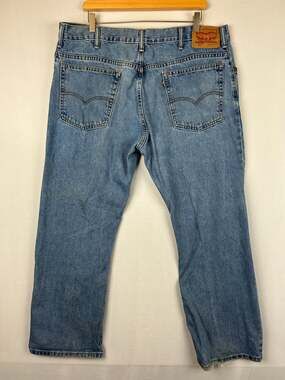 Levi's 517 Bootcut Blue Denim Jeans Men's Size 40x29